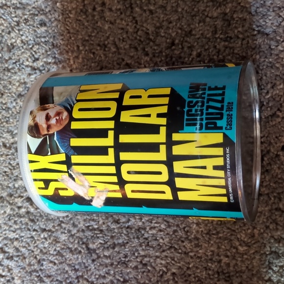 Six Million Dollar Man Canister Puzzle - Picture 1 of 3